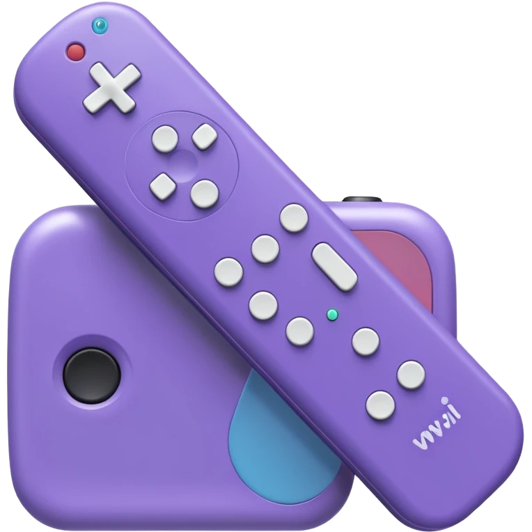 lavender purple wii remote emoji