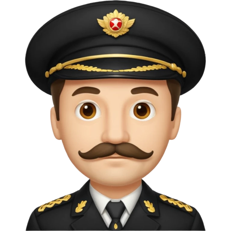 ugo casabianca with Staline´s moustache emoji