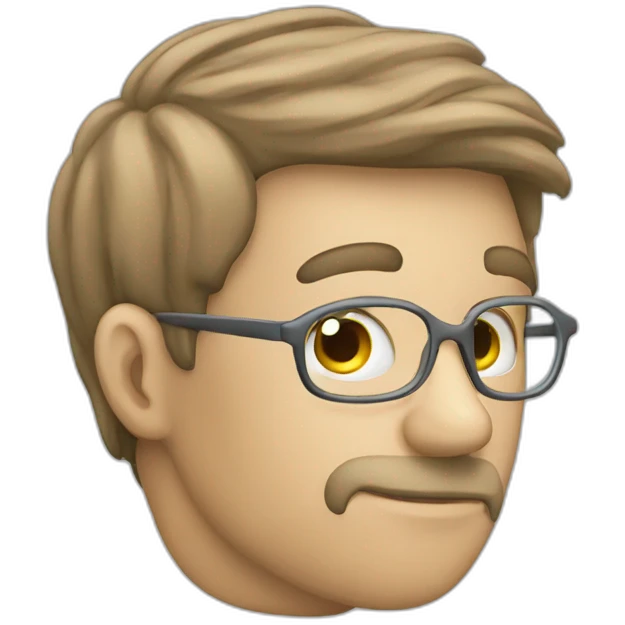 Dyslexic thinker emoji
