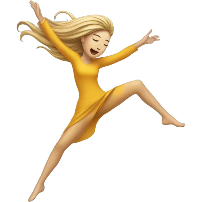 Fabulously falling emoji