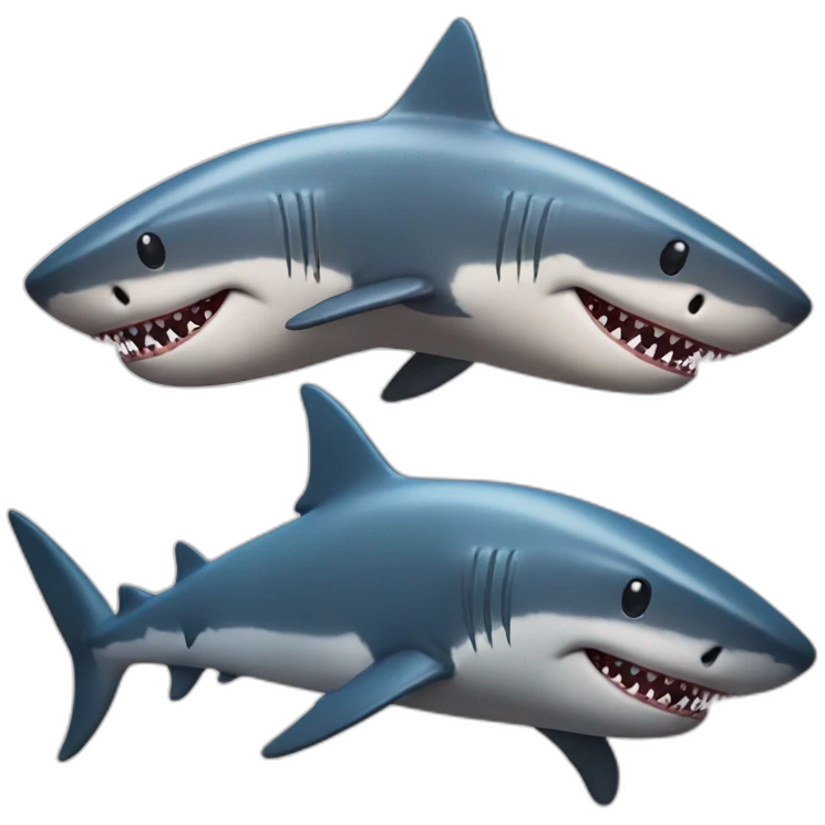 Shark love emoji