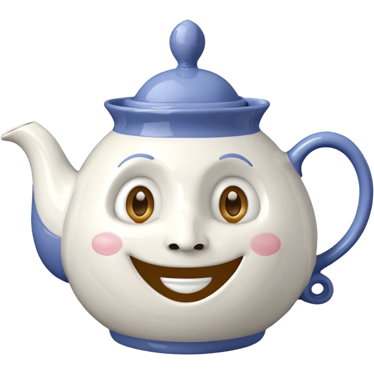 A character from the fairy tale Beauty and the Beast: Mrs. Potts, the lady who was turned into a teapot and retains the teapot's original form. emoji