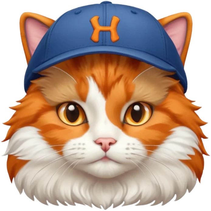 Gato de boné emoji