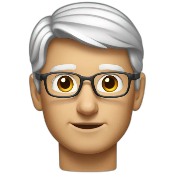 Tim Cook looking left emoji