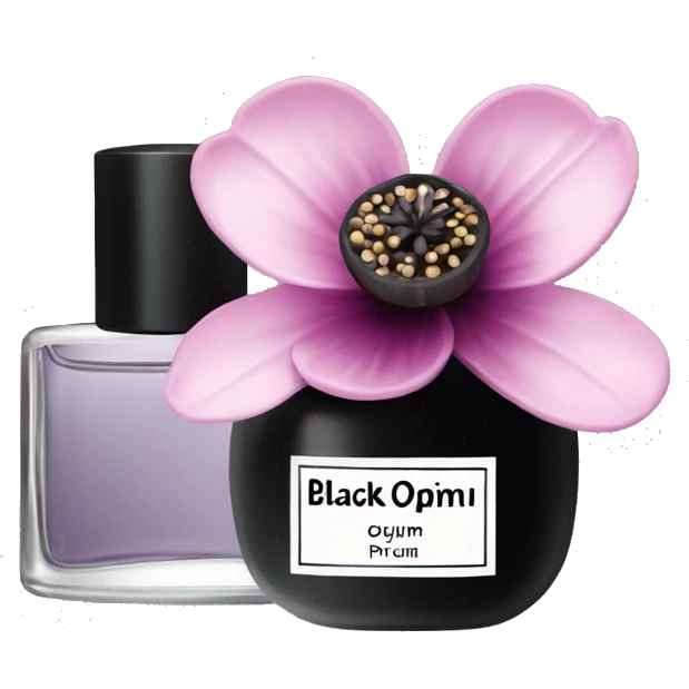 black opium parfume emoji