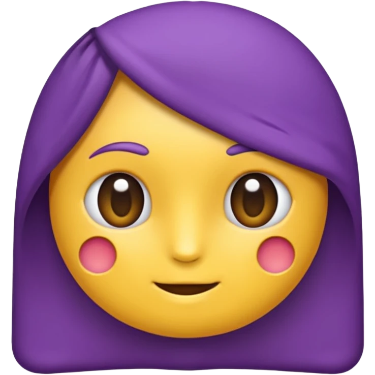 Фиолетовый эмодзи в виде какашки emoji