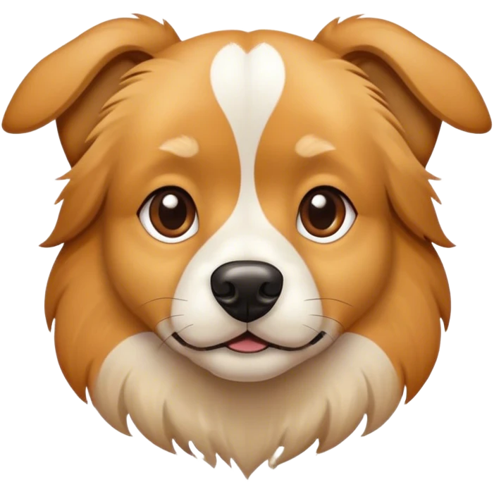 Dog draws image emoji