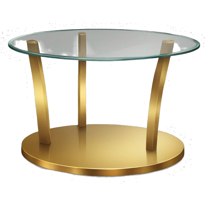 Golden-band-glass-coffee-table emoji