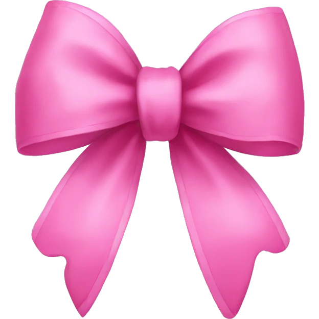 Pink bow  emoji