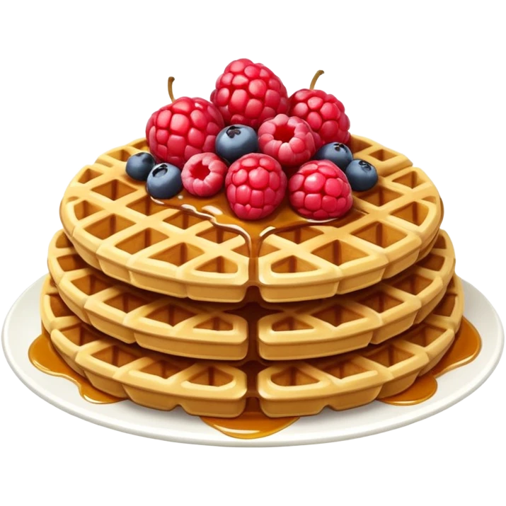 berry waffle emoji