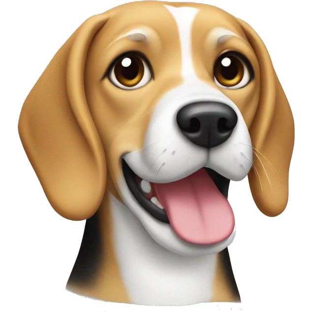 Blonde beagle  emoji