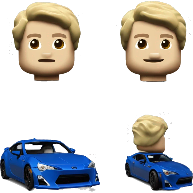  Real look Blueberry Lego Scion FR-S  emoji