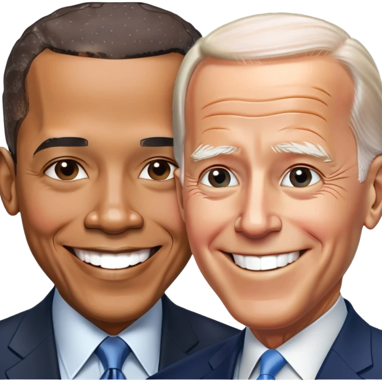 Obama and Biden emoji