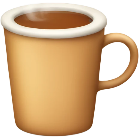 Cozy warm chai tea emoji