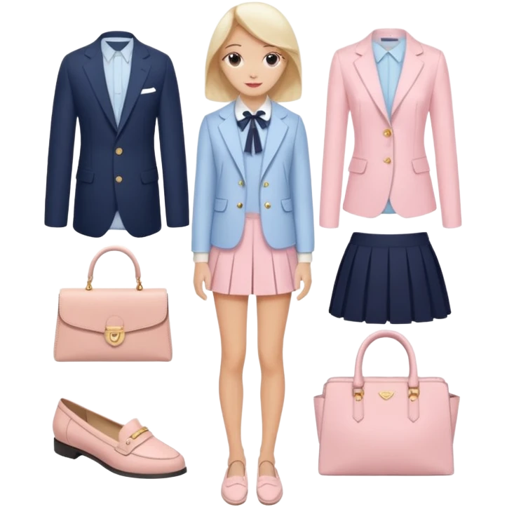 Make me a preppy aesthetic emoji