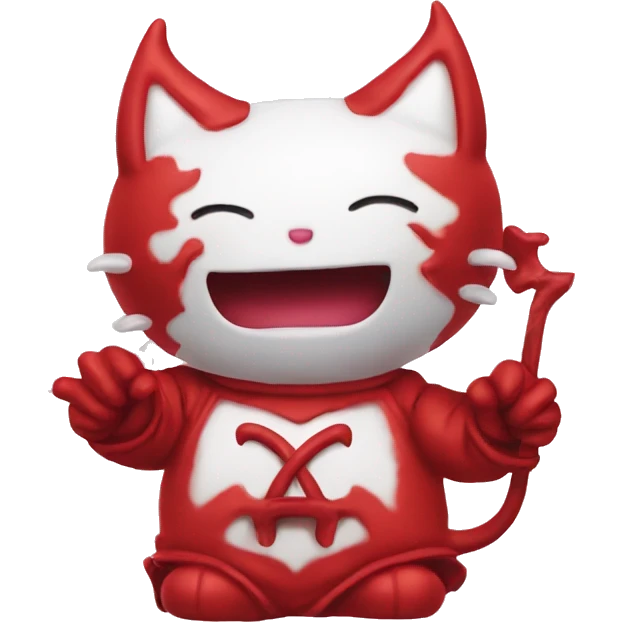 Devil hello kitty emoji