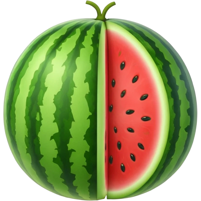 A whole watermelon emoji