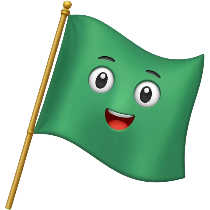 🚩 turn this into green emoji