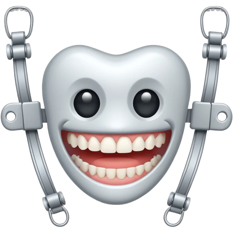Teeth with braces emoji