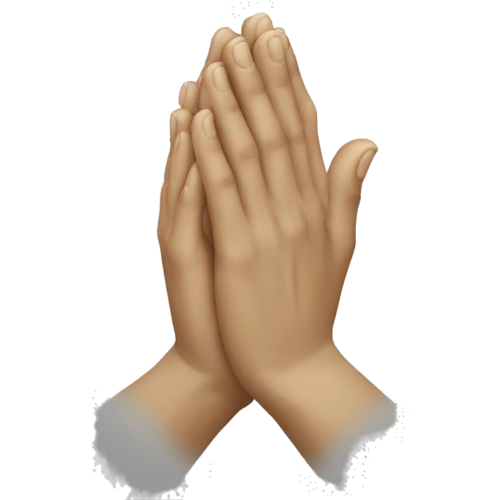 Praying hands emoji