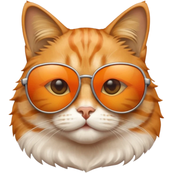 Cat wearing sunglasses emoji