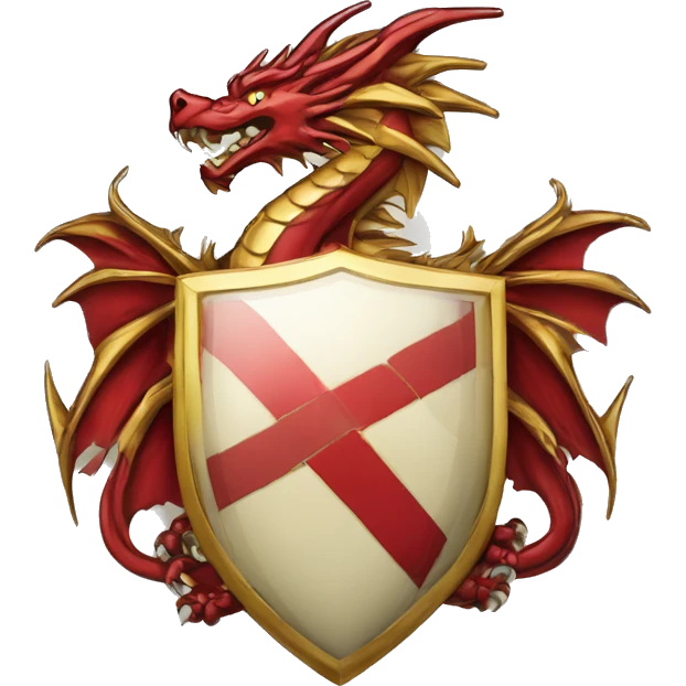 blason de football d’une équipe de dragon  emoji