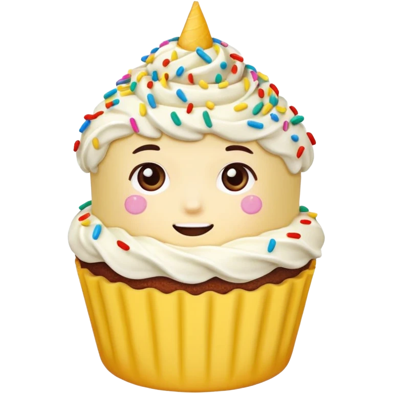 Cake cup emoji