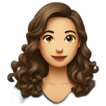 femme-brune-cheveux-boucles-longs-peau-mat emoji