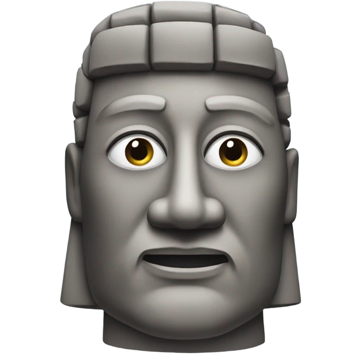 Moai elon musk emoji