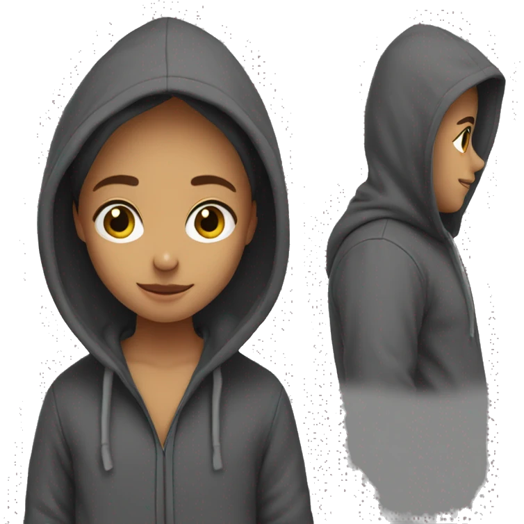 Me in a hoody emoji