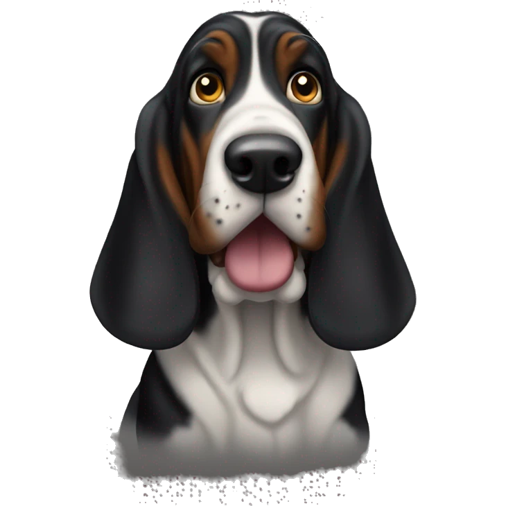 black basset hound emoji