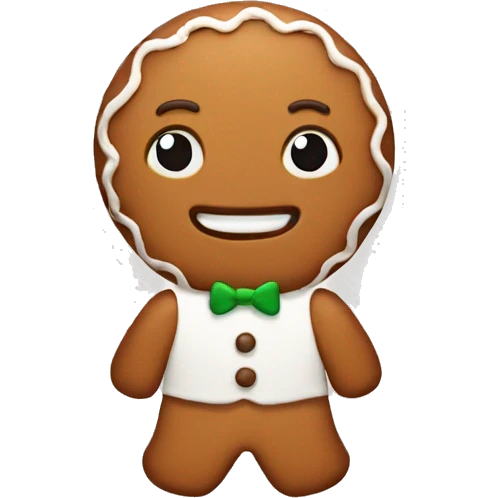 gingerbread emoji