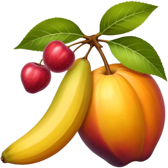 A bow fully of all types os fruits, like a macedonia emoji