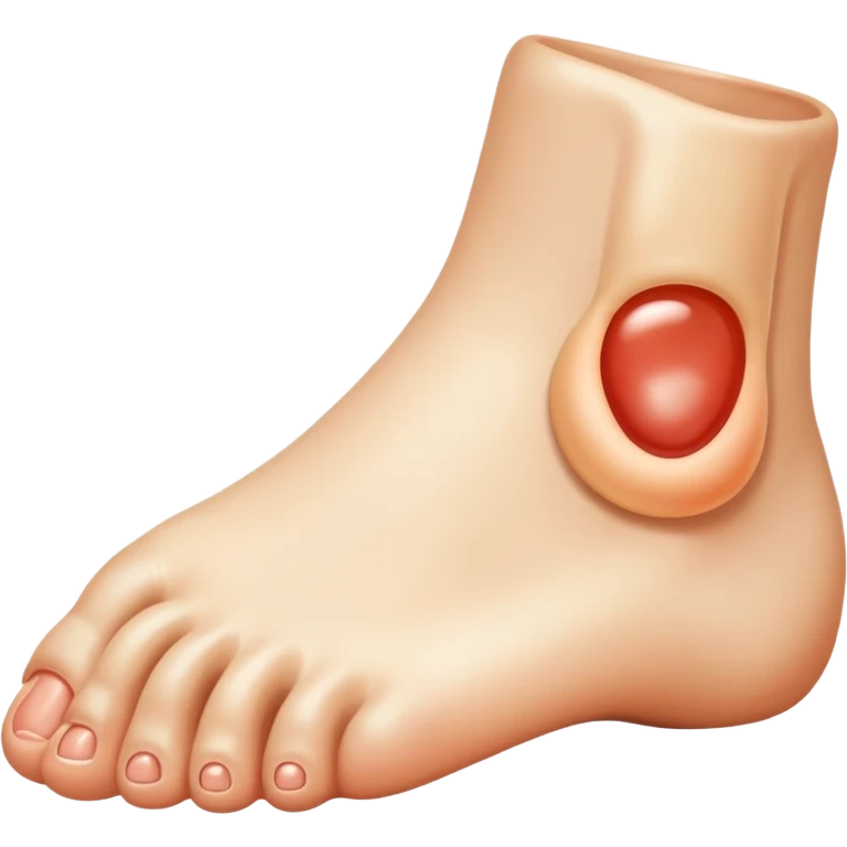 Huge foot emoji