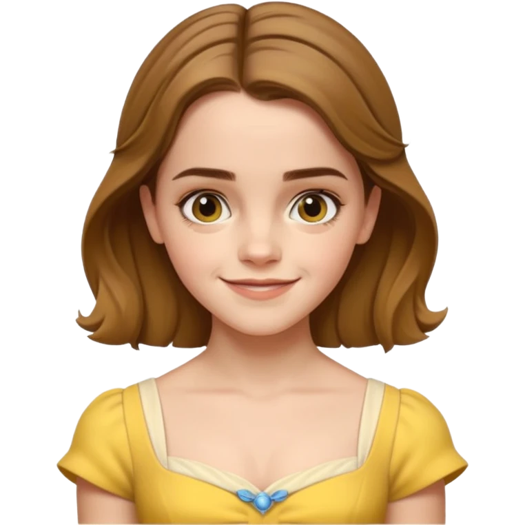 emma watson as belle Cinematic Realistic emoji