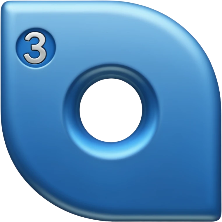 Um emoji do símbolo de π (pi) com o número 3,14 em baixo do símbolo emoji