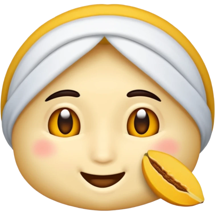 Ortası delik yamuk kare emoji