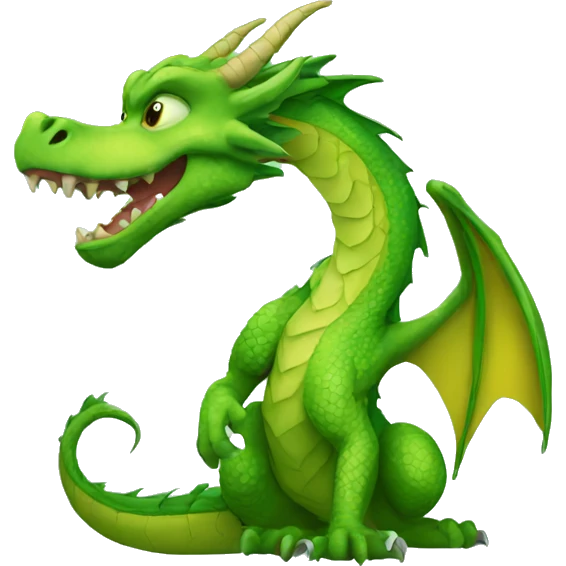 Dragon vert emoji