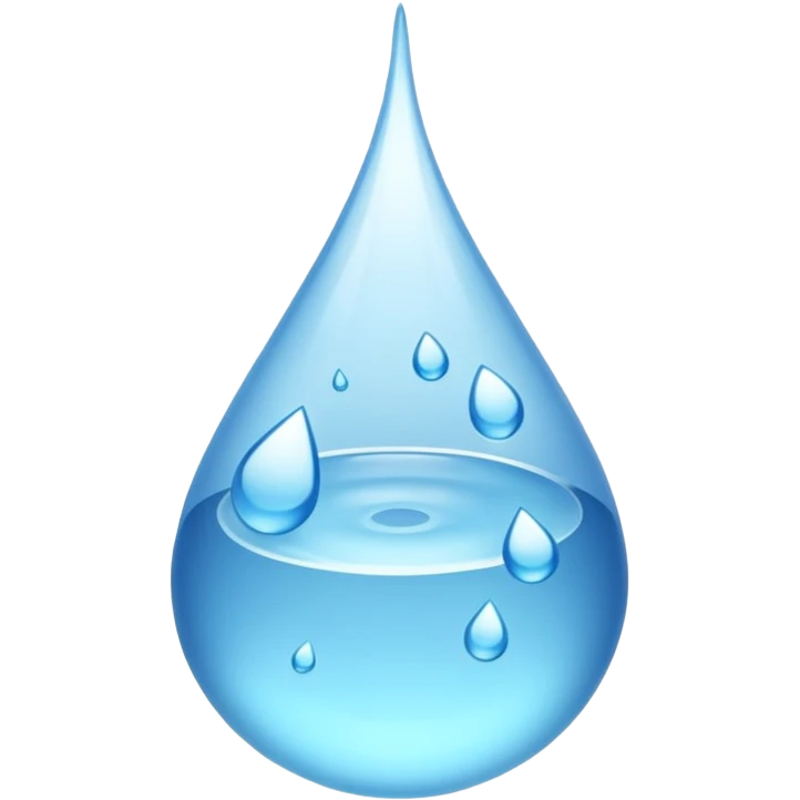 The drops are White  emoji