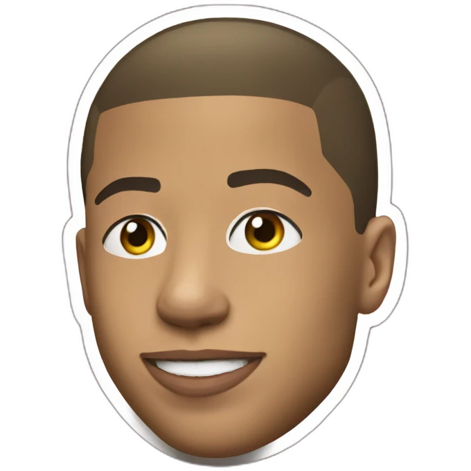 Mbappe qui boit emoji