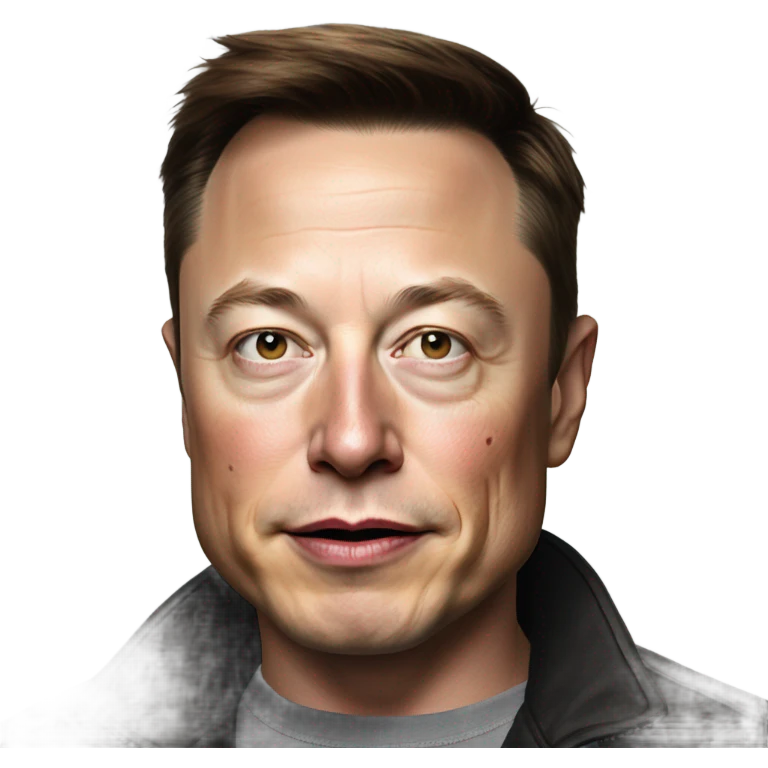 photorealistic elon musk emoji