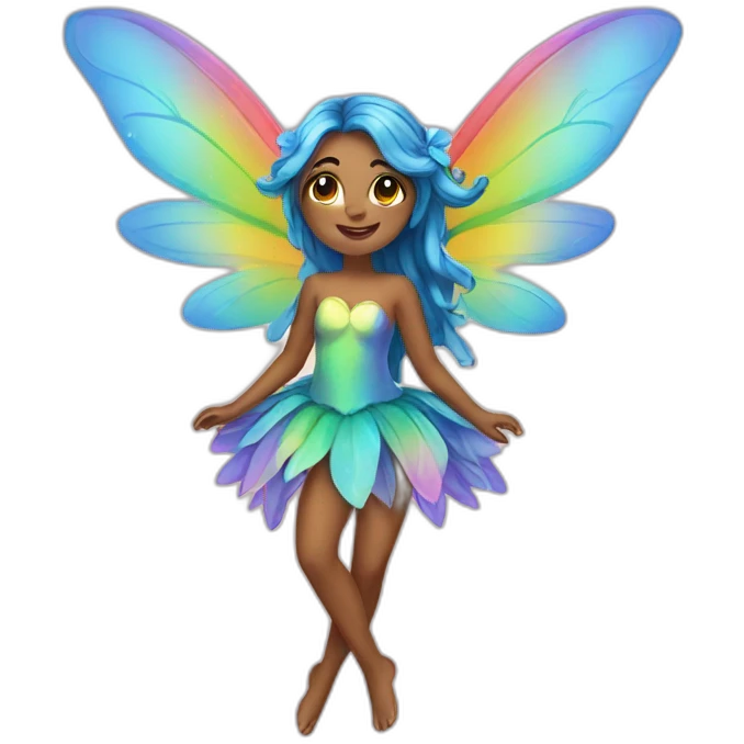 rainbow fairy emoji