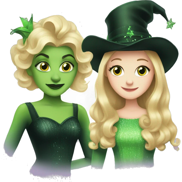 Glinda and Elphaba  emoji