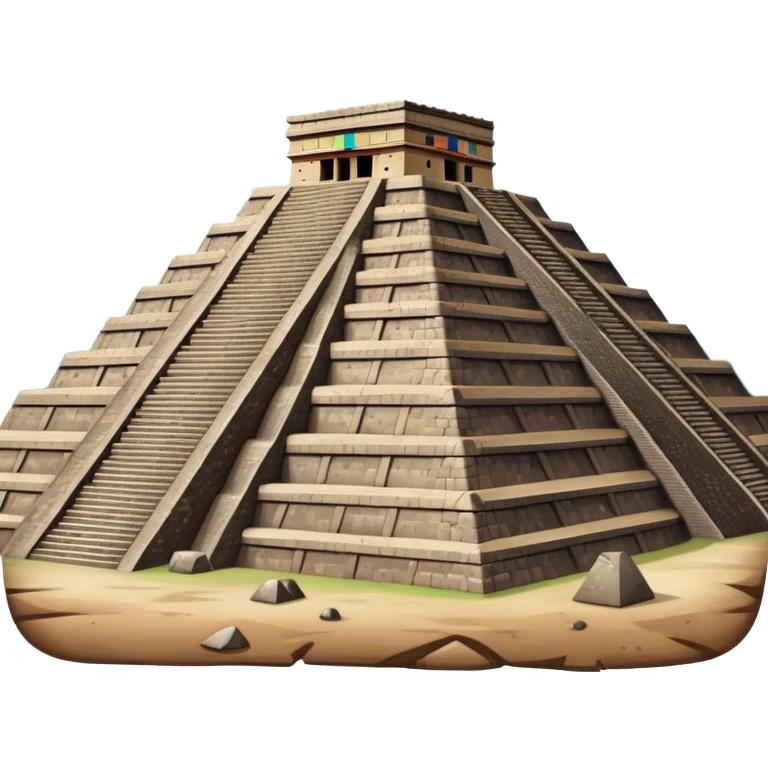 Teotihuacan pyramid of the moon emoji