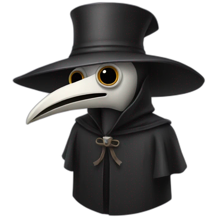 funny plague doctor emoji