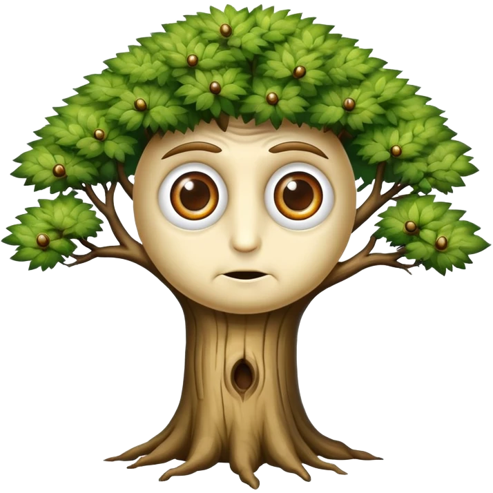 A tree thats intelligent emoji