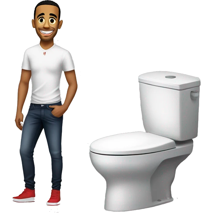 Skibidi toilet Lewis Hamilton emoji