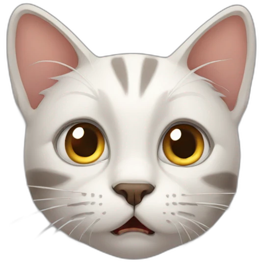 scared cat emoji
