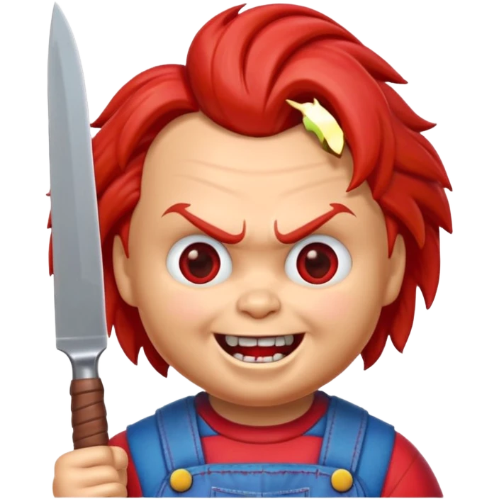 Un emojin de chuky emoji