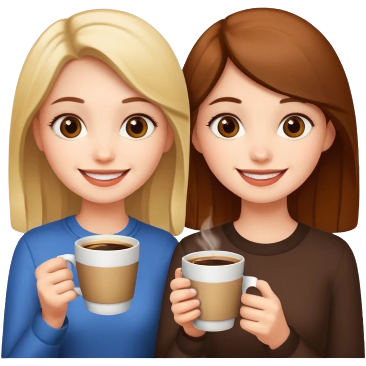GIRLS WITH COFFEE emoji